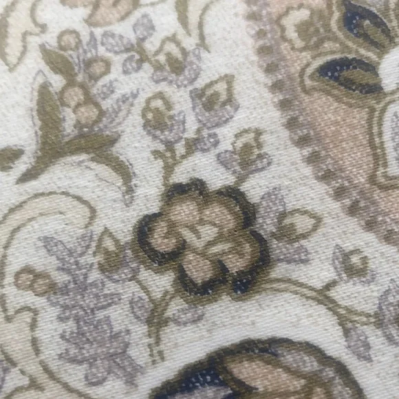 Lauren Ralph Lauren Paisley Duvet Cover in Cream and Tan